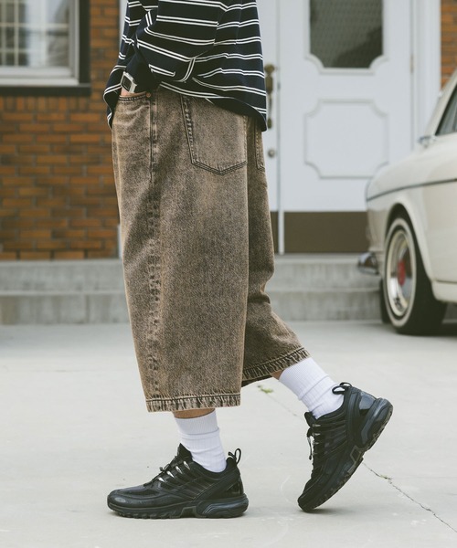 RAGEBLUE（レイジブルー）の「ヴィンテージライクデニム6分丈バレルパンツ（デニムパンツ・メンズ・ブラック/グレー/ブルー・MEDIUM/LARGE）」の14枚目の写真