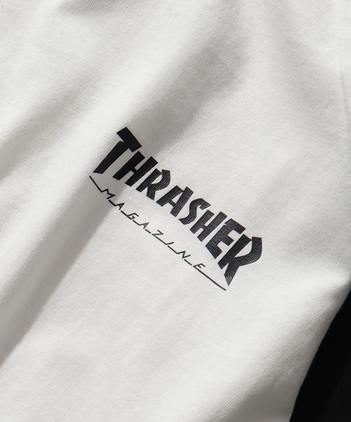 THRASHER(スラッシャー)の「【THRASHER/スラッシャー】7分丈配色ラグランTシャツ(Tシャツ/カットソー・メンズ・ホワイト/ブラック/グレー・M/L/XL)」の22枚目の写真