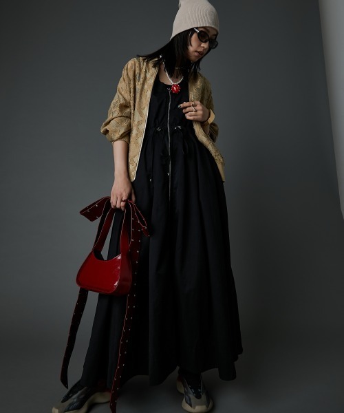 GEVS.(ジェイヴィス)の「カットジャガードブルゾン<大きいサイズ有>GEVS.(ブルゾン・レディース・マスタード/ブラック・L/M/5L/4L/3L/LL)」の16枚目の写真