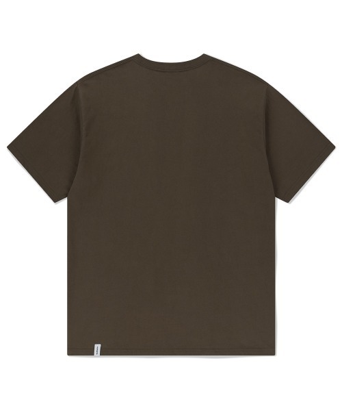MAHAGRID(マハグリッド)の「『mahagrid/マハグリッド』 MAHAGRID CREW TEE /クルー 半袖Tシャツ(Tシャツ/カットソー・メンズ・ホワイト/ブラウン・M/L)」の14枚目の写真