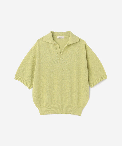alvana（アルヴァナ）の「alvana |〈別注〉半袖スキッパーニット