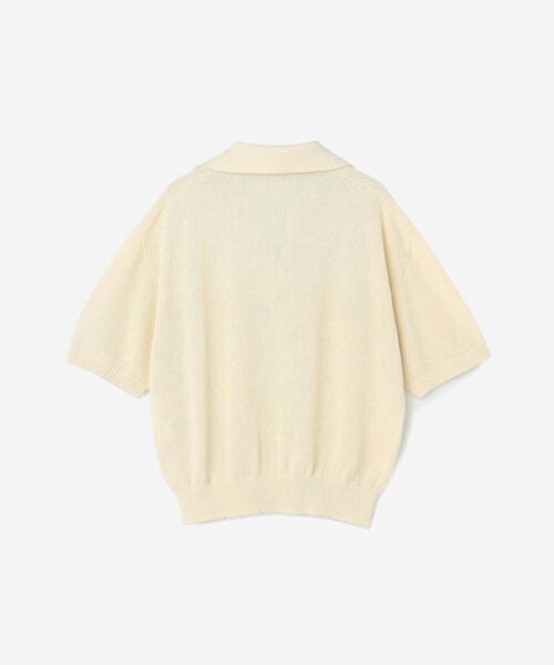 セール】alvana |〈別注〉半袖スキッパーニットポロシャツ WOMEN
