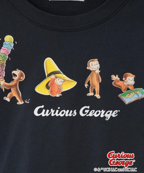 Dessin(デッサン)の「【おさるのジョージコラボ】ロングスリーブTシャツ(Tシャツ/カットソー・キッズ・ライトベージュ/グレー/ネイビー・10/11/12/13)」の12枚目の写真