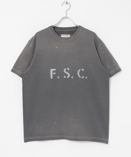 FREEMANS SPORTING CLUB（フリーマンズ スポーティング クラブ）の「FREEMANS SPORTING CLUB　UPLAND T-SHIRTS（Tシャツ/カットソー・メンズ・チャコールグレー/ネイビー・LARGE/LL）」の2枚目の写真