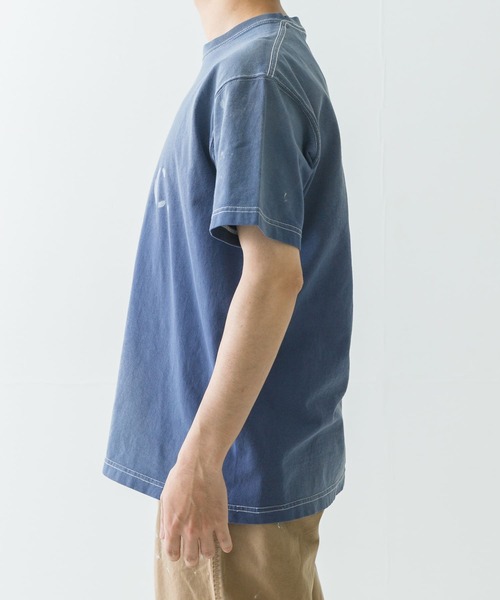 FREEMANS SPORTING CLUB（フリーマンズ スポーティング クラブ）の「FREEMANS SPORTING CLUB　UPLAND T-SHIRTS（Tシャツ/カットソー・メンズ・チャコールグレー/ネイビー・LARGE/LL）」の4枚目の写真