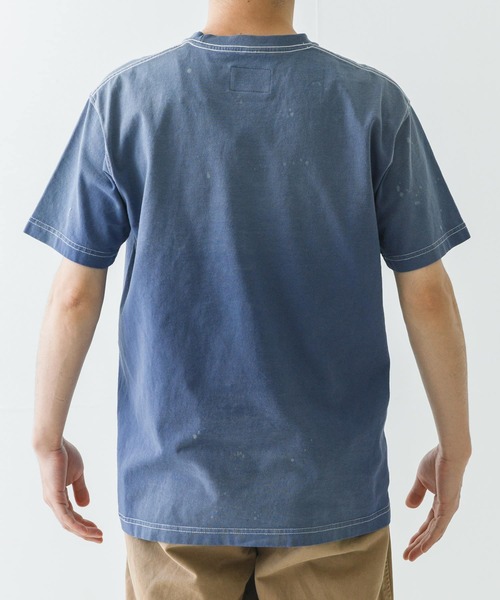 FREEMANS SPORTING CLUB（フリーマンズ スポーティング クラブ）の「FREEMANS SPORTING CLUB　UPLAND T-SHIRTS（Tシャツ/カットソー・メンズ・チャコールグレー/ネイビー・LARGE/LL）」の5枚目の写真