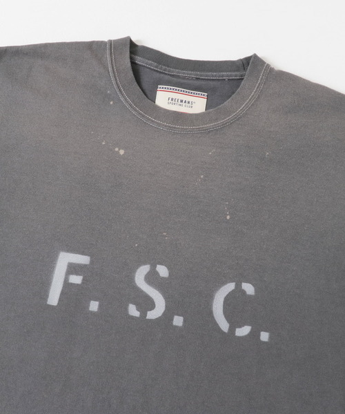 FREEMANS SPORTING CLUB（フリーマンズ スポーティング クラブ）の「FREEMANS SPORTING CLUB　UPLAND T-SHIRTS（Tシャツ/カットソー・メンズ・チャコールグレー/ネイビー・LARGE/LL）」の12枚目の写真