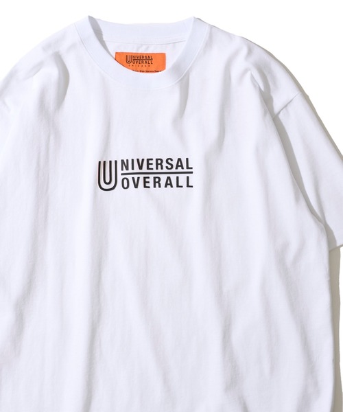 UNIVERSAL OVERALL(ユニバーサルオーバーオール)の「【UNIVERSAL OVERALL】 3D CENTER LOGO TEE / センターロゴクルーネックTシャツ(Tシャツ/カットソー・メンズ・オートミール/ブラック/ネイビー/ホワイト/サックスブルー・LARGE/X-LARGE/MEDIUM)」の11枚目の写真