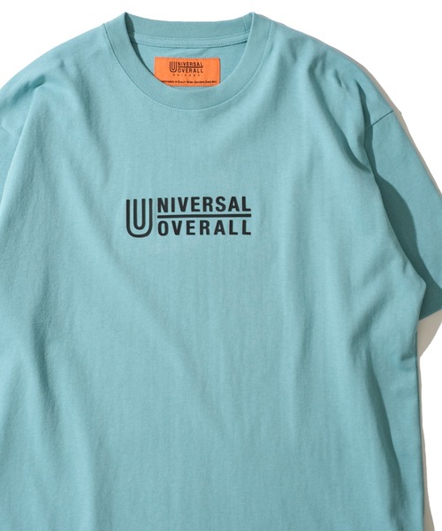 UNIVERSAL OVERALL(ユニバーサルオーバーオール)の「【UNIVERSAL OVERALL】 3D CENTER LOGO TEE / センターロゴクルーネックTシャツ(Tシャツ/カットソー・メンズ・オートミール/ブラック/ネイビー/ホワイト/サックスブルー・LARGE/X-LARGE/MEDIUM)」の15枚目の写真