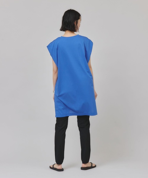 Curensology(カレンソロジー)の「Curensology(カレンソロジー)/タックスリーブTシャツ(Tシャツ/カットソー・レディース・ホワイト/ブラック/チャコールグレー/ブルー・FREE)」の17枚目の写真