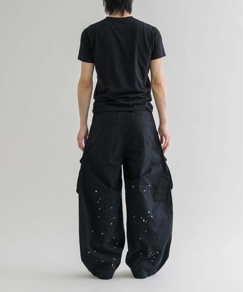 EPNK（イーピーエヌケー）の「【EPNK】Painted cotton cargo pants / ペインテッドコットンカーゴパンツ（カーゴパンツ・メンズ・ダークブラウン/ブラック・SMALL/MEDIUM/LARGE）」の9枚目の写真