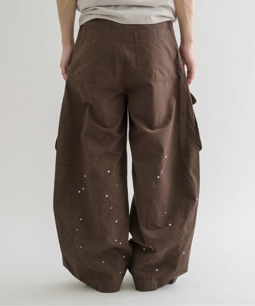 セール】【EPNK】Painted cotton cargo pants / ペインテッド