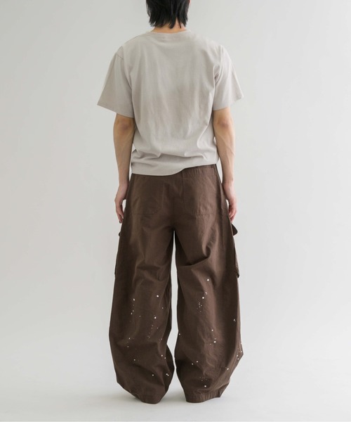 EPNK（イーピーエヌケー）の「【EPNK】Painted cotton cargo pants / ペインテッドコットンカーゴパンツ（カーゴパンツ・メンズ・ダークブラウン/ブラック・SMALL/MEDIUM/LARGE）」の20枚目の写真