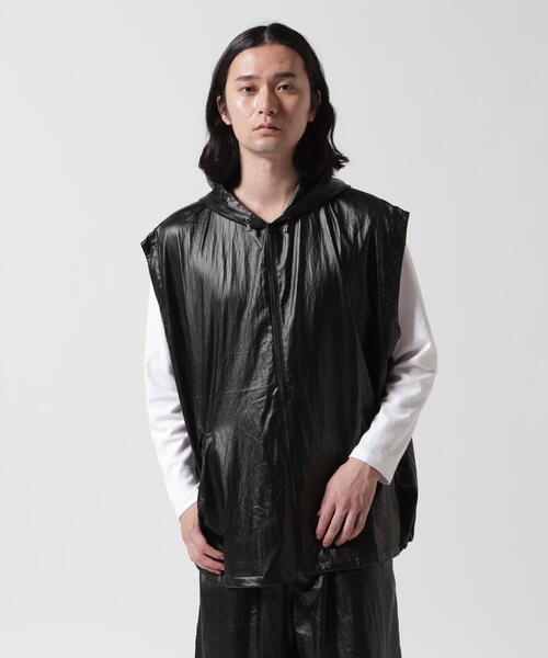 FR(13)NDS(フレンズ)の「FR(13)NDS /フレンズ/テンセルコーティング ベスト(その他アウター・メンズ・グレー/ブラック・F)」の2枚目の写真