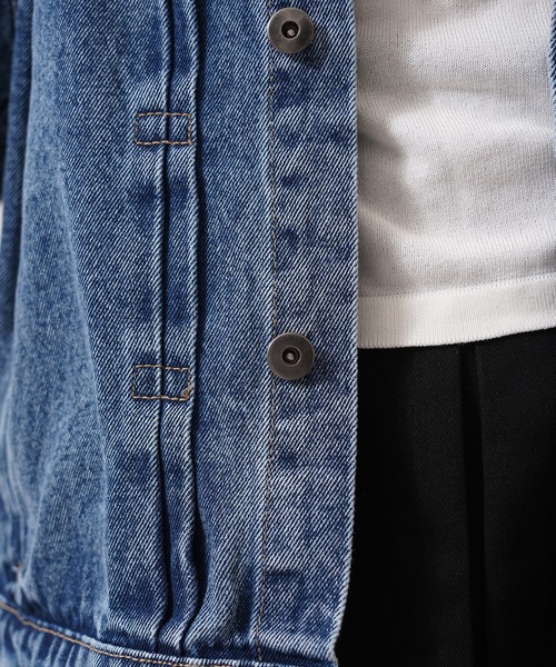1111clothing（ワンフォークロージング）の「ウォッシュ加工 1st デニムジャケット / Washed 1st denim jacket（デニムジャケット・メンズ・ブルー・M/L/XL）」の11枚目の写真