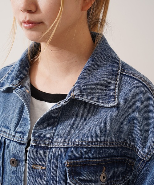1111clothing（ワンフォークロージング）の「ウォッシュ加工 1st デニムジャケット / Washed 1st denim jacket（デニムジャケット・メンズ・ブルー・M/L/XL）」の15枚目の写真