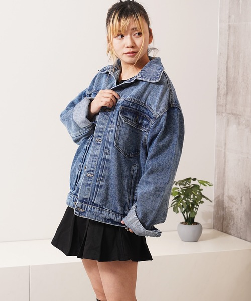 1111clothing（ワンフォークロージング）の「ウォッシュ加工 1st デニムジャケット / Washed 1st denim jacket（デニムジャケット・メンズ・ブルー・M/L/XL）」の3枚目の写真