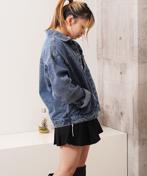 1111clothing（ワンフォークロージング）の「ウォッシュ加工 1st デニムジャケット / Washed 1st denim jacket（デニムジャケット・メンズ・ブルー・M/L/XL）」の18枚目の写真