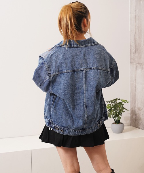 1111clothing（ワンフォークロージング）の「ウォッシュ加工 1st デニムジャケット / Washed 1st denim jacket（デニムジャケット・メンズ・ブルー・M/L/XL）」の17枚目の写真