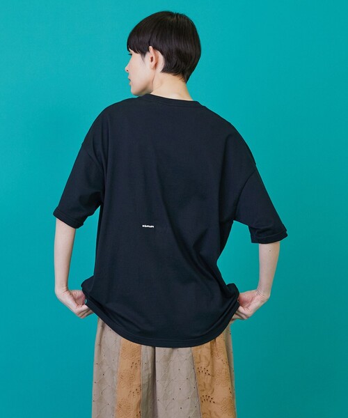 FRAPBOIS(フラボア)の「テイスバンダナT(Tシャツ/カットソー・レディース・ホワイト/ブラック・1/2)」の4枚目の写真
