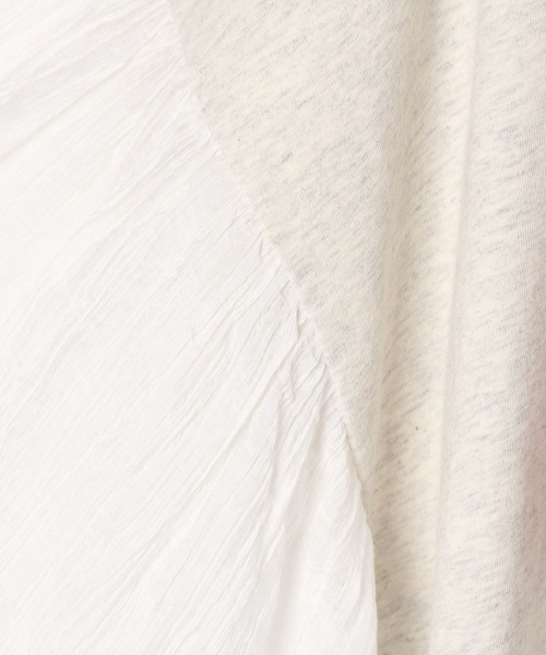 LEPSIM（レプシィム）の「サイド布帛ロゴT　452517（Tシャツ/カットソー・レディース・杢グレー/レッド/チャコールグレー/ブルー・FREE）」の18枚目の写真