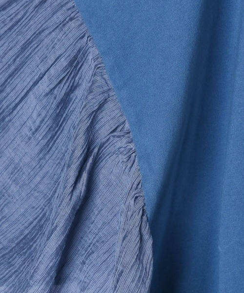 LEPSIM（レプシィム）の「サイド布帛ロゴT　452517（Tシャツ/カットソー・レディース・杢グレー/レッド/チャコールグレー/ブルー・FREE）」の12枚目の写真