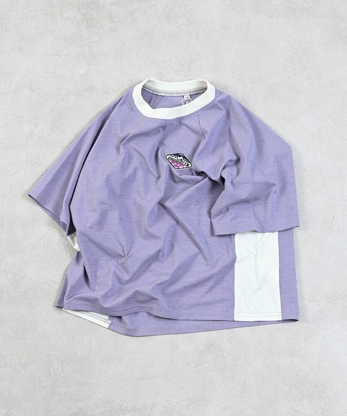 Life Support Products（ライフサポートプロダクツ）の「【水陸両用】脇切り替えラグランT/セットアップ可能（セットアップ・キッズ・オレンジ/アイボリー/チャコール/ラベンダー・120/80/130/95/140/150/90/100/110）」の10枚目の写真