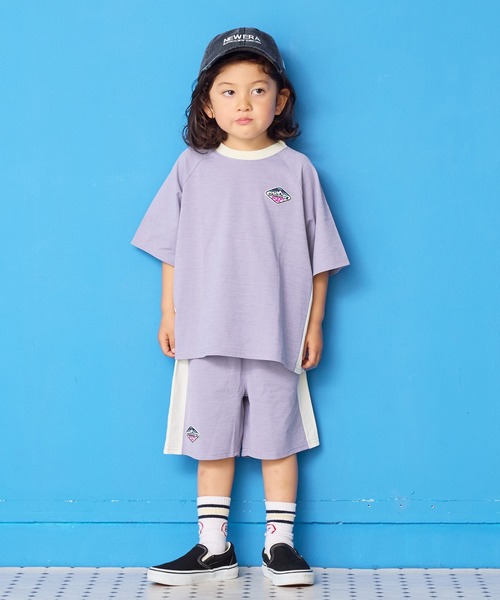 Life Support Products（ライフサポートプロダクツ）の「【水陸両用】脇切り替えラグランT/セットアップ可能（セットアップ・キッズ・オレンジ/アイボリー/チャコール/ラベンダー・120/80/130/95/140/150/90/100/110）」の14枚目の写真