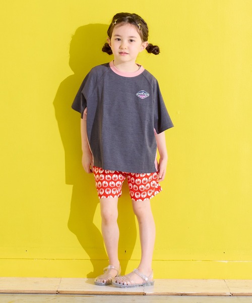 Life Support Products（ライフサポートプロダクツ）の「【水陸両用】脇切り替えラグランT/セットアップ可能（セットアップ・キッズ・オレンジ/アイボリー/チャコール/ラベンダー・120/80/130/95/140/150/90/100/110）」の20枚目の写真