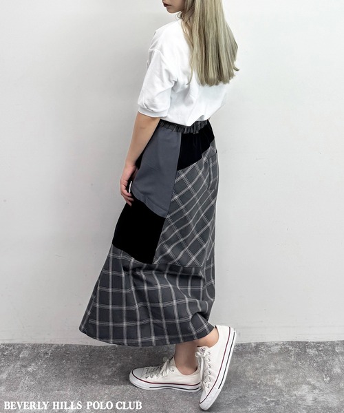 BEVERLY HILLS POLO CLUB（ビバリーヒルズポロクラブ）の「【BEVERLY HILLS POLO CLUB】カノコポロシャツ（ポロシャツ・レディース・オフホワイト/ネイビー系/ブラック・FREE）」の19枚目の写真