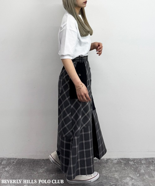 BEVERLY HILLS POLO CLUB（ビバリーヒルズポロクラブ）の「【BEVERLY HILLS POLO CLUB】カノコポロシャツ（ポロシャツ・レディース・オフホワイト/ネイビー系/ブラック・FREE）」の21枚目の写真