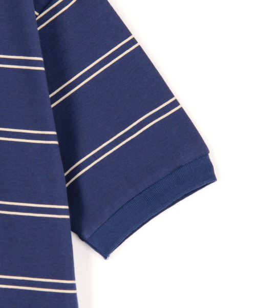 BEVERLY HILLS POLO CLUB（ビバリーヒルズポロクラブ）の「【BEVERLY HILLS POLO CLUB】カノコポロシャツ（ポロシャツ・レディース・オフホワイト/ネイビー系/ブラック・FREE）」の13枚目の写真