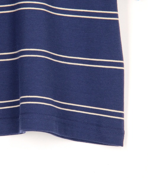 BEVERLY HILLS POLO CLUB（ビバリーヒルズポロクラブ）の「【BEVERLY HILLS POLO CLUB】カノコポロシャツ（ポロシャツ・レディース・オフホワイト/ネイビー系/ブラック・FREE）」の14枚目の写真