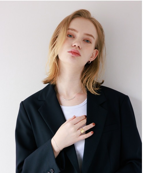 FELN Tokyo（フェルントウキョウ）の「Product pierce No.006（ピアス（両耳用）・レディース・Silver/GOLD・FREE）」の8枚目の写真