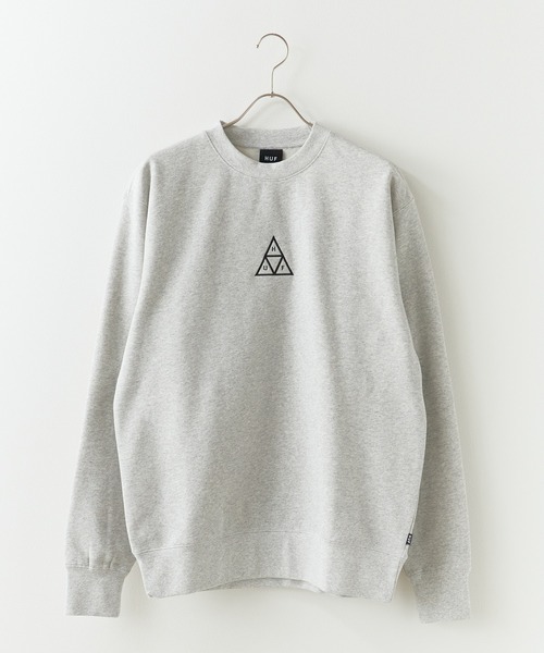 TANGRAM（タングラム）の「HUF/ハフ SET TRIPLE TRIANGLE CREWNECK スウェット（スウェット・メンズ・ブラック/グレー・M/L/XL）」の2枚目の写真