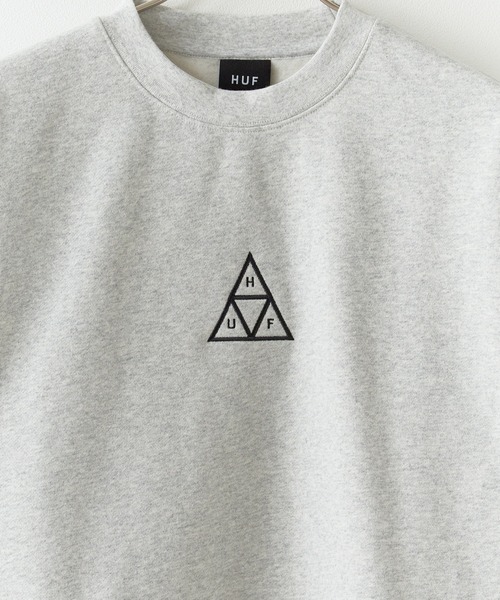 TANGRAM（タングラム）の「HUF/ハフ SET TRIPLE TRIANGLE CREWNECK スウェット（スウェット・メンズ・ブラック/グレー・M/L/XL）」の7枚目の写真