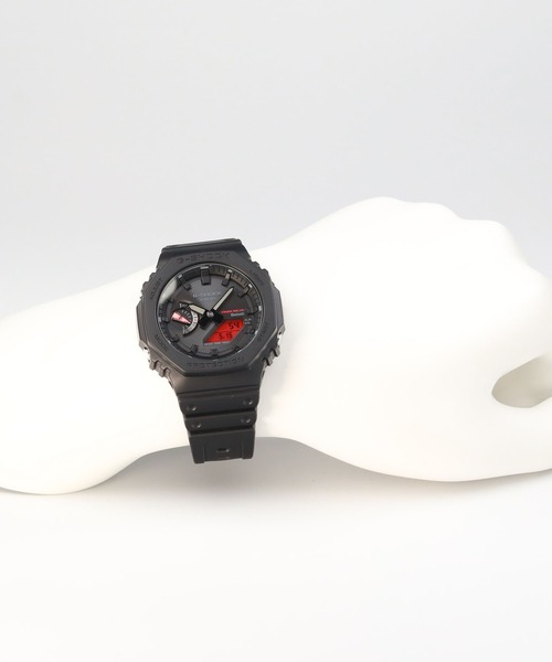 G-SHOCK(ジーショック)の「Black and Red Series / タフソーラー / GA-B2100BBR-1AJF(アナログ腕時計・メンズ・ブラック×レッド・FREE)」の8枚目の写真