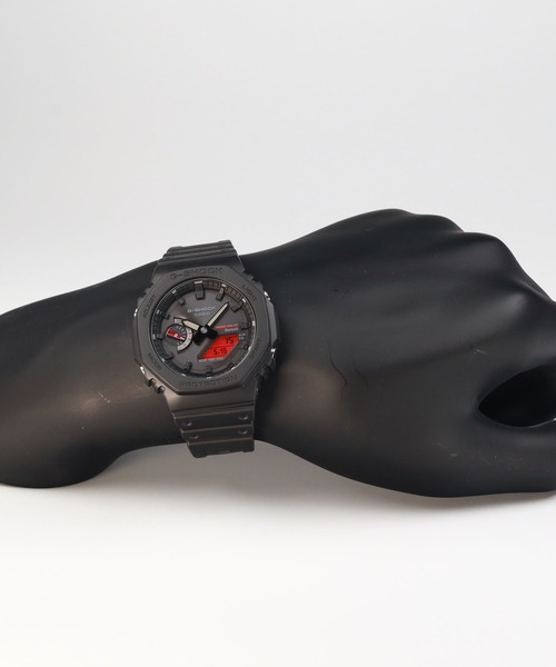 G-SHOCK(ジーショック)の「Black and Red Series / タフソーラー / GA-B2100BBR-1AJF(アナログ腕時計・メンズ・ブラック×レッド・FREE)」の9枚目の写真