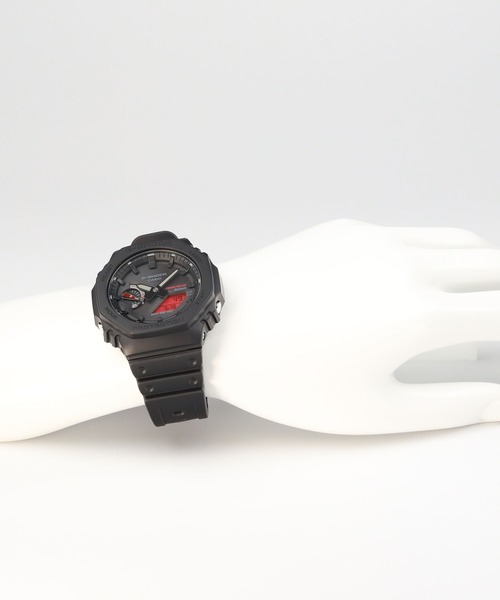 G-SHOCK(ジーショック)の「Black and Red Series / タフソーラー / GA-B2100BBR-1AJF(アナログ腕時計・メンズ・ブラック×レッド・FREE)」の10枚目の写真