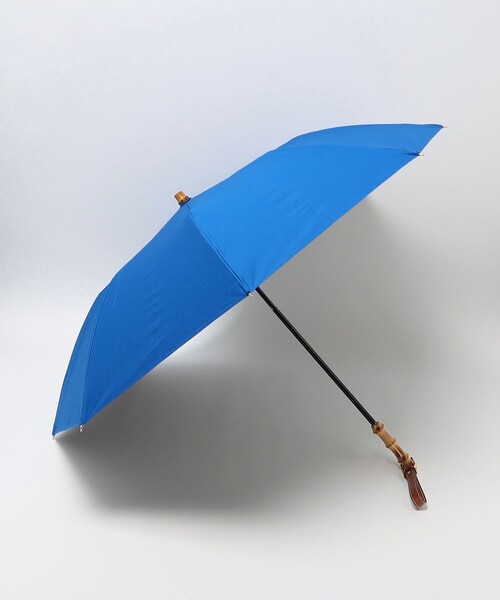 BLUELANE(ブルーレーン)の「<BLUELANE>SOLID 晴雨兼用 折りたたみ傘(折りたたみ傘・レディース・ブラック/コバルトブルー・FREE)」の1枚目の写真