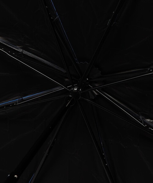 BLUELANE(ブルーレーン)の「<BLUELANE>SOLID 晴雨兼用 折りたたみ傘(折りたたみ傘・レディース・ブラック/コバルトブルー・FREE)」の8枚目の写真