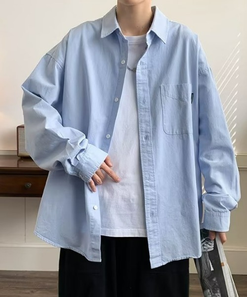 REBALANCE（リバランス）の「メンズビッグシャツ（シャツ/ブラウス・メンズ・A/B・LARGE/X-LARGE/MEDIUM）」の5枚目の写真
