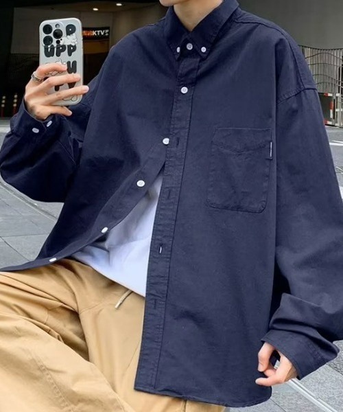 REBALANCE（リバランス）の「メンズビッグシャツ（シャツ/ブラウス・メンズ・A/B・LARGE/X-LARGE/MEDIUM）」の9枚目の写真