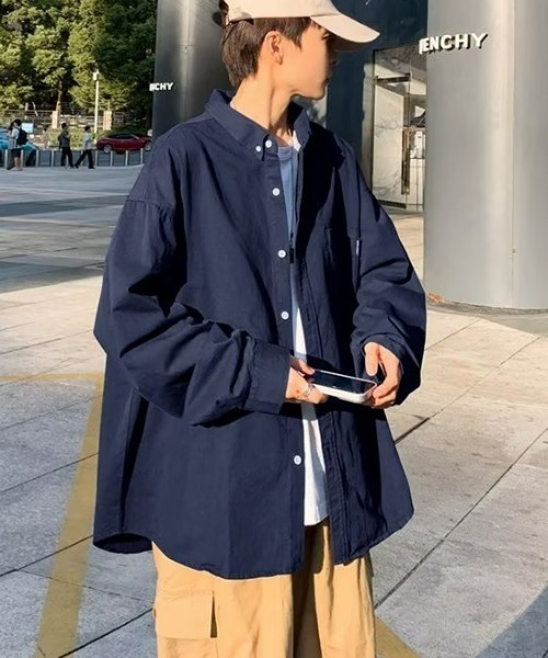 REBALANCE（リバランス）の「メンズビッグシャツ（シャツ/ブラウス・メンズ・A/B・LARGE/X-LARGE/MEDIUM）」の14枚目の写真