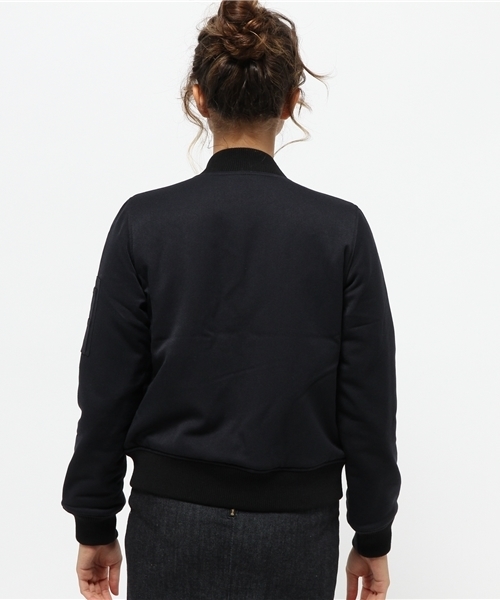 one after another NICE CLAUP(ワンアフターアナザーナイスクラップ)の「【mina1月号掲載 ナイスクラップ】リバーシブルMA-1(ブルゾン・レディース・アイボリー/カーキ/ネイビー・FREE)」の16枚目の写真