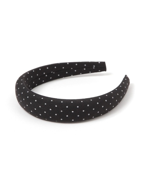 LAKOLE（ラコレ）の「ドットプリントカチューシャ / 496282（カチューシャ・レディース・ホワイト/グレー/ブラック・FREE）」の2枚目の写真