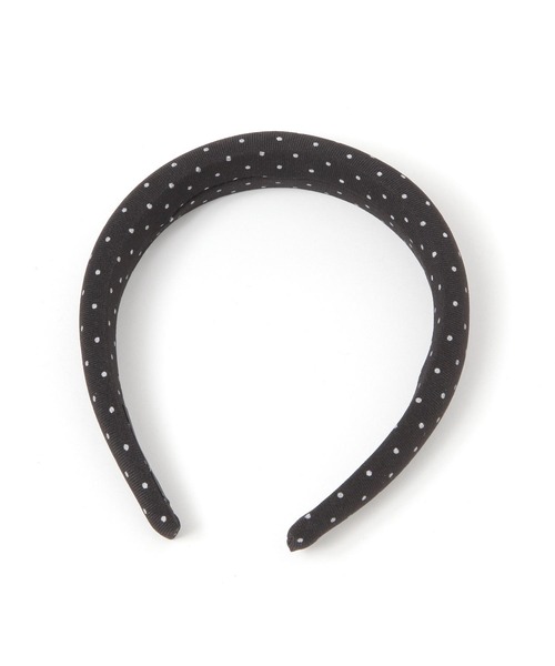 LAKOLE（ラコレ）の「ドットプリントカチューシャ / 496282（カチューシャ・レディース・ホワイト/グレー/ブラック・FREE）」の4枚目の写真