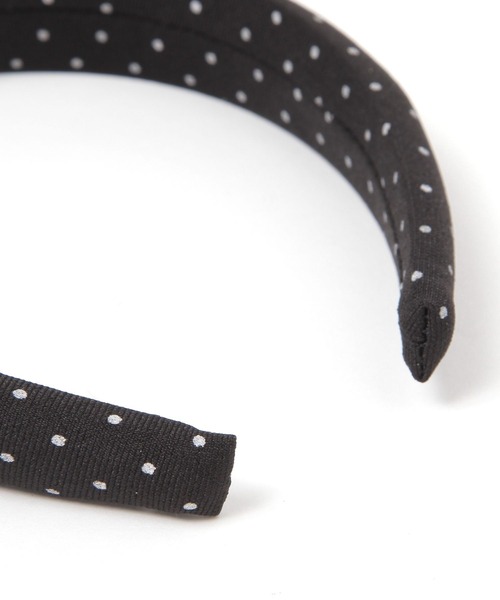 LAKOLE（ラコレ）の「ドットプリントカチューシャ / 496282（カチューシャ・レディース・ホワイト/グレー/ブラック・FREE）」の6枚目の写真