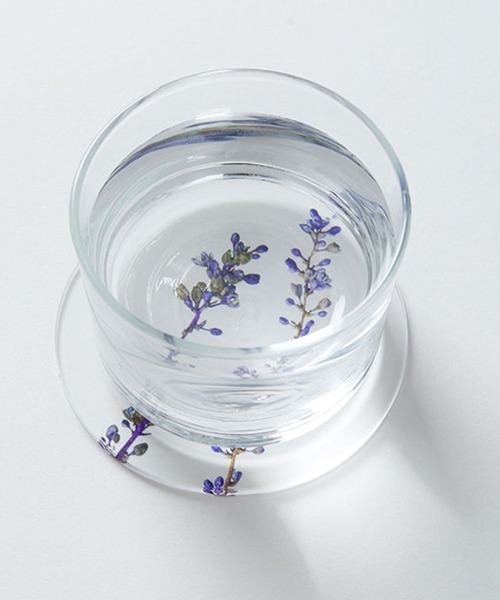 TODAY'S SPECIAL（トゥデイズスペシャル）の「【toumei】押し花 コースター/344159（ランチョンマット/テーブルウェア・レディース・ホワイト/ホワイト系その他2/その他3・FREE）」の10枚目の写真