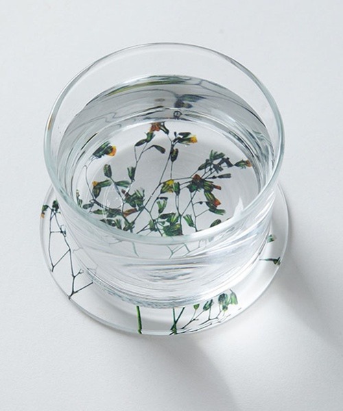 TODAY'S SPECIAL（トゥデイズスペシャル）の「【toumei】押し花 コースター/344159（ランチョンマット/テーブルウェア・レディース・ホワイト/ホワイト系その他2/その他3・FREE）」の11枚目の写真